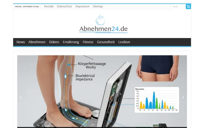 Website-Vorschau von abnehmen24.de