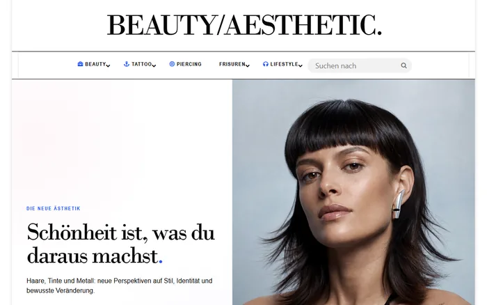 Website-Vorschau von beauty-aesthetic.de