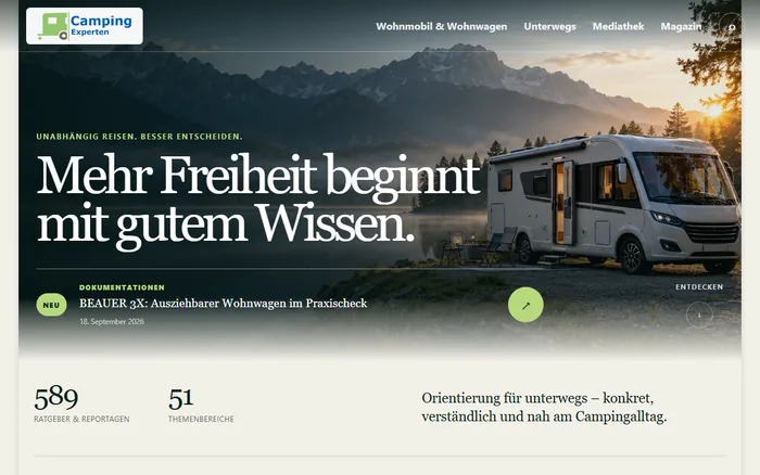 Website-Vorschau von camping-experten.de