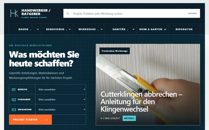 Website-Vorschau von handwerkerratgeber.info