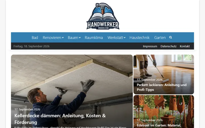 Website-Vorschau von handwerkerwissen.com