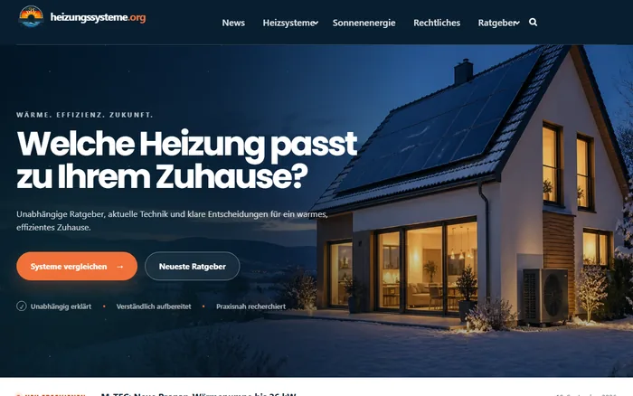 Website-Vorschau von heizungssysteme.org