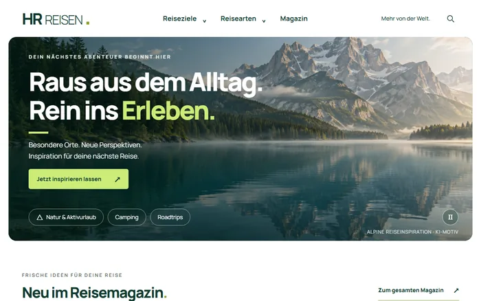 Website-Vorschau von hr-reisen.at