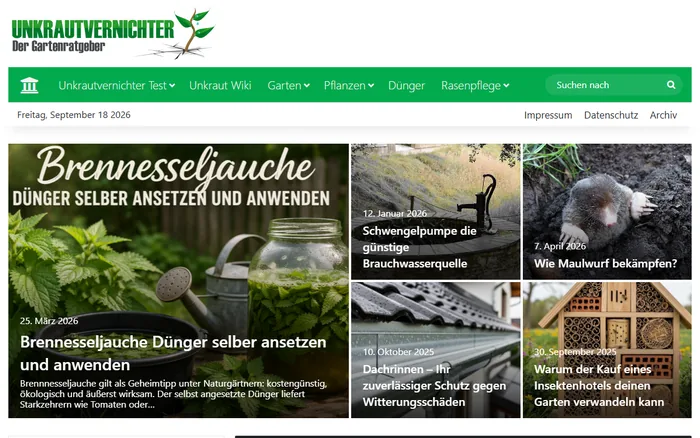 Website-Vorschau von unkrautvernichter-test.de