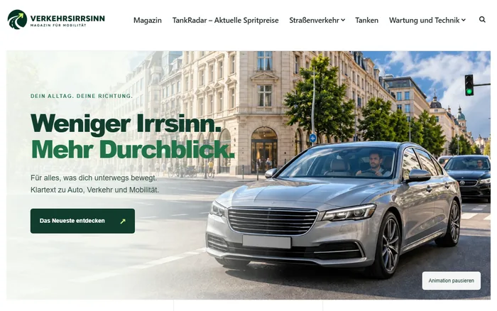 Website-Vorschau von verkehrsirrsinn.de