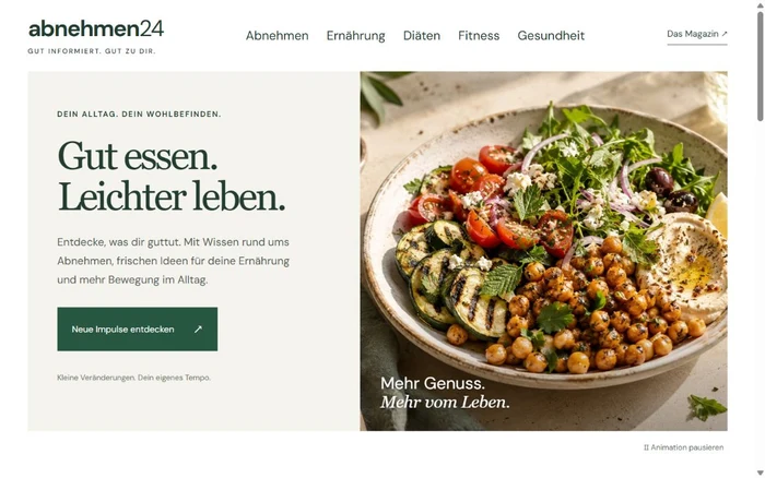 Website-Vorschau von abnehmen24.de