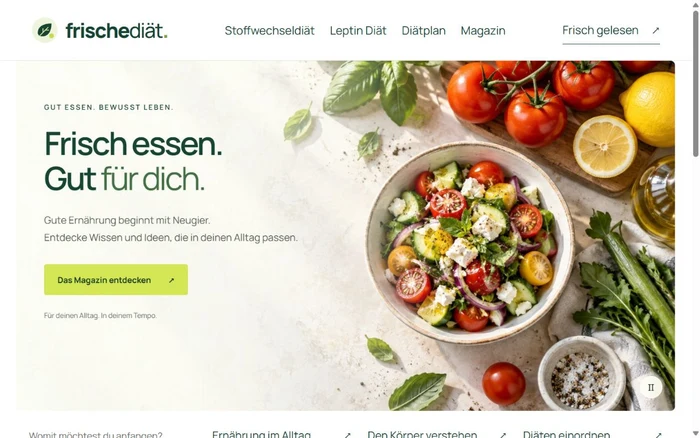 Website-Vorschau von frischediaet.de